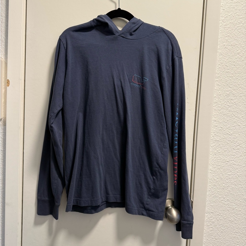 Vineyard Vines Navy Hooded T-shirt
